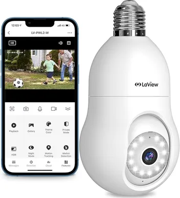 4MP 5G & 2.4GHz 360-Degree 2K Security Camera