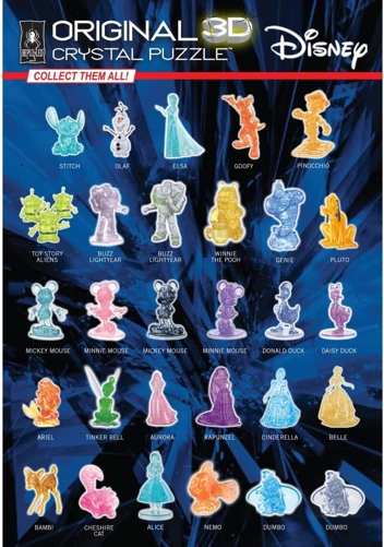 BePuzzled | Platinum Ariel Original 3D Crystal Puzzle w/ Prime