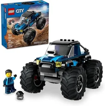 City Blue Monster Truck Off-Road Toy Playset (148-Piece)