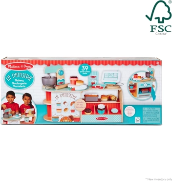 Melissa & Doug Wooden La Patisserie Bakery (39 Pieces)