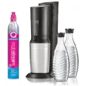 SodaStream Aqua Fizz Sparkling Water Machine with Co2 & Glass Carafes