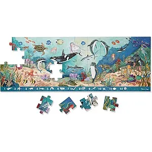 Search and Find Beneath the Waves Floor Puzzle (48 pcs)