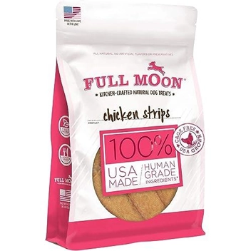 Full Moon 6oz Chicken Strips All Natural Dog Treats (Made in USA)