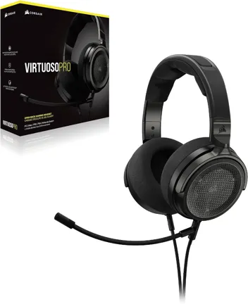 Virtuoso PRO Wired Open Back Gaming Headset, Carbon