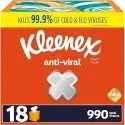 [S&S]: 55-Count Kleenex Anti-Viral 3-Ply Facial Tissues