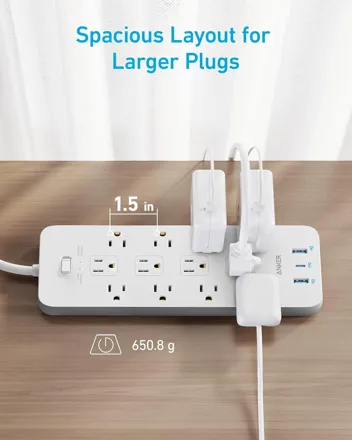 Surge Protector Power Strip with 12 Outlets