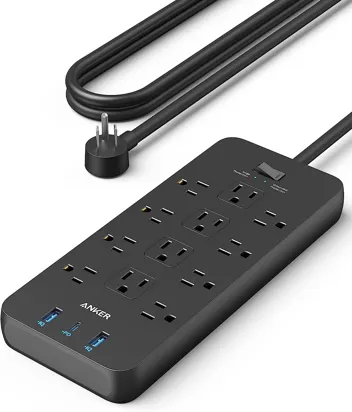 12 Outlets Surge Protector w/ 3 USB-C Ports