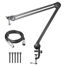 Microphone Boom Arm Black