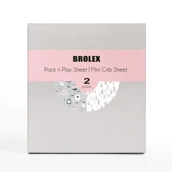 BROLEX Mini Crib Sheets