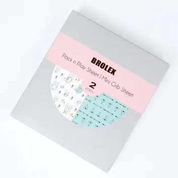 BROLEX Mini Crib Sheets