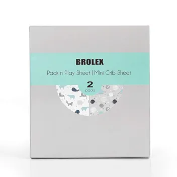 BROLEX Mini Crib Sheets