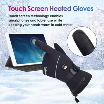 Telguua Heated Gloves w/ 5500mAh Battery