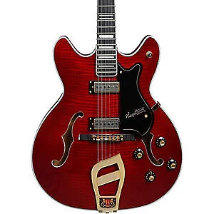 Hagstrom '67 Viking II Hollowbody Electric Guitar Transparent in Wild Cherry