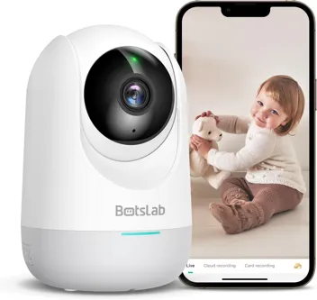 Botslab 2K WiFi Smart Pan Tilt Dome Indoor Security Camera