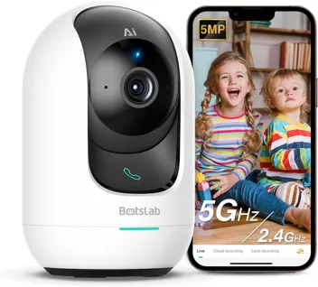 Botslab 2K WiFi Smart Pan Tilt Dome Indoor Security Camera