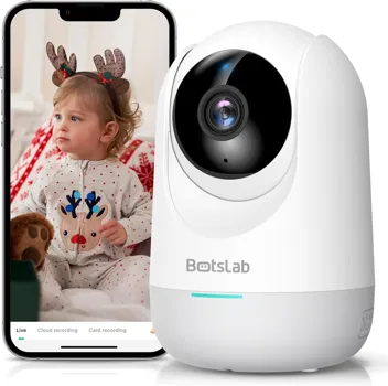 Botslab 2K WiFi Smart Pan Tilt Dome Indoor Security Camera