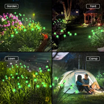 Suncket 10-LED Bulb Solar Pathway Lights