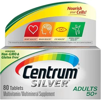 Silver Adult Age 50+ Multivitamin Tablets (80-Count)