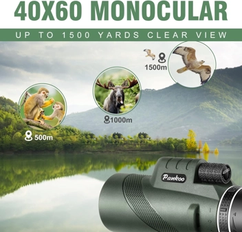 Pankoo 16x52 BAK4 Prism Monocular Telescope