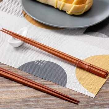 MFJUNS Japanese Natural Wood Chopsticks (5-Pairs)