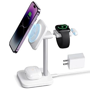 ESR 3-in-1 MagSafe Charger Stand (HaloLock) for Apple iPhone, Watch, Airpods