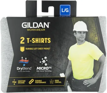 Adult DryBlend Workwear T-Shirts with Pocket (Grey, )