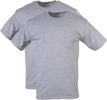 Adult DryBlend Workwear T-Shirts with Pocket (Grey, )