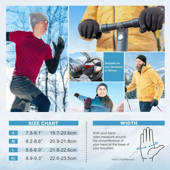 Rivmount Waterproof Thinsulate Touchscreen Ski Snow Gloves