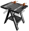 Worx WX065 Clamping Sawhorses with Bar Clamps (1000 lb Capacity)