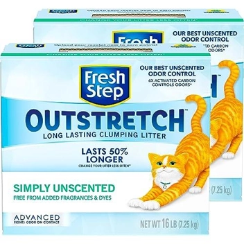 32lb Outstretch Clumping Cat Litter (2-Pack)