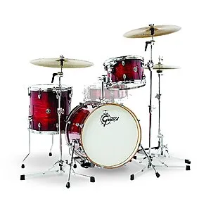 Catalina Club Jazz 3-Piece Drum Shell Pack w/ 18" Bass Drum (Gloss Crimson Burst)