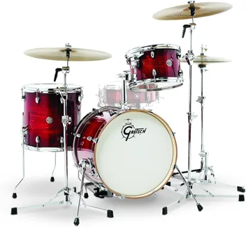 Catalina Club Jazz 3-Piece Drum Shell Pack w/ 18" Bass Drum (Gloss Crimson Burst)