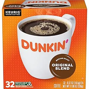 [S&S]: 128-Count Original Blend Coffee K-Cup Pods (Medium Roast)