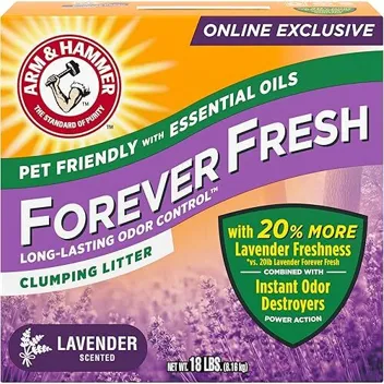 Lavender Forever Fresh Clumping Cat Litter (18lb)