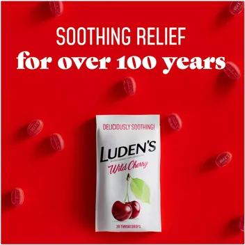 Luden's Wild Honey Soothing Throat Drops (30-Count)