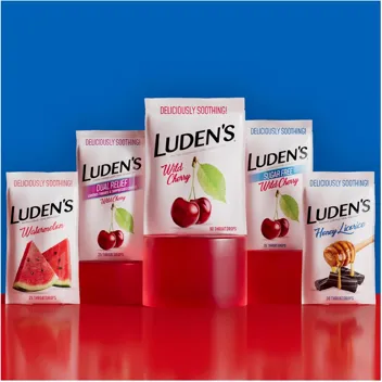 Luden's Wild Honey Soothing Throat Drops (30-Count)