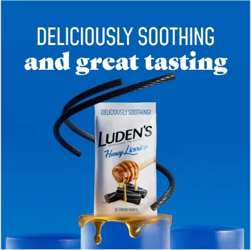 Luden's Wild Honey Soothing Throat Drops (30-Count)