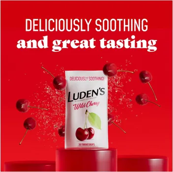 Luden's Wild Honey Soothing Throat Drops (30-Count)