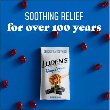 Luden's Wild Honey Soothing Throat Drops (30-Count)