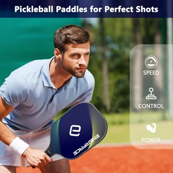 Enerface USAPA Approved Pickleball Paddle with Ball