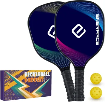 Enerface USAPA Approved Pickleball Paddle with Ball