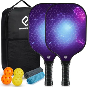 Enerface USAPA Approved Pickleball Paddle with Ball