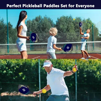 Enerface USAPA Approved Pickleball Paddle with Ball