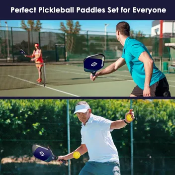 Enerface USAPA Approved Pickleball Paddle with Ball