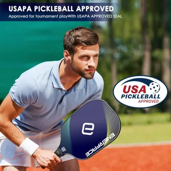 Enerface USAPA Approved Pickleball Paddle with Ball