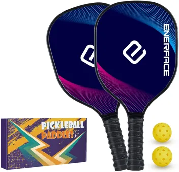 Enerface USAPA Approved Pickleball Paddle with Ball