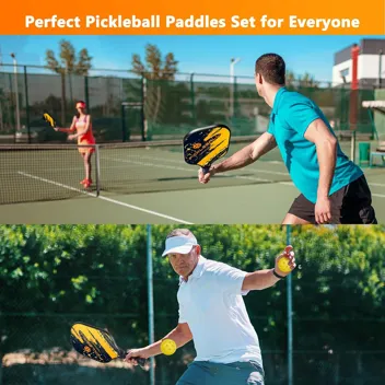 Enerface USAPA Approved Pickleball Paddle with Ball