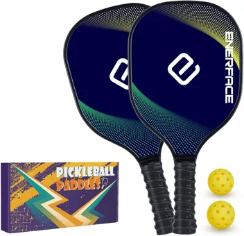 Enerface USAPA Approved Pickleball Paddle with Ball