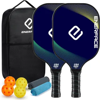 Enerface USAPA Approved Pickleball Paddle with Ball