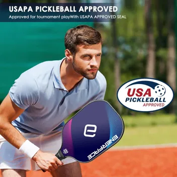 Enerface USAPA Approved Pickleball Paddle with Ball